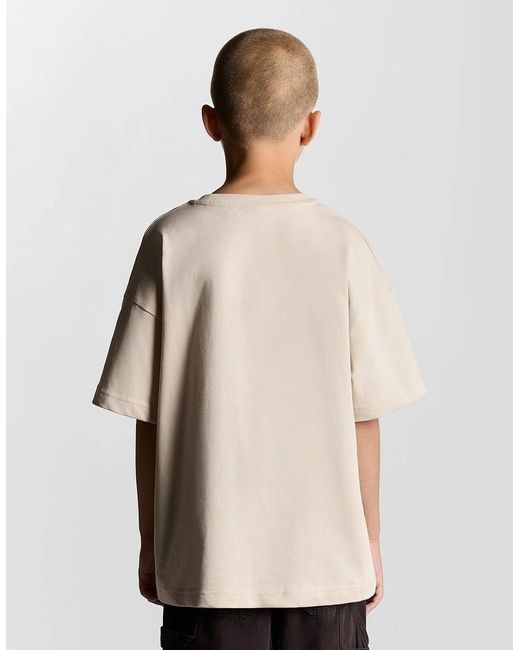 Lyle & Scott Natural Heavy Weight Relaxed T-Shirt for men