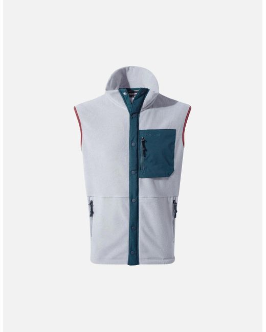 Craghoppers Blue Argo Polartech Gilet for men