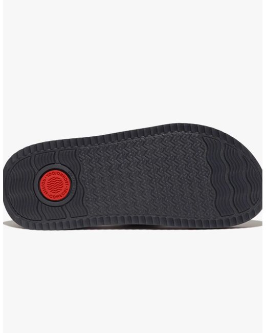 Fitflop Blue Surff Two-Tone Webbing Toe Post Midnight