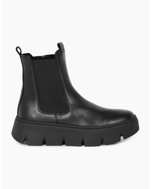 Gabor Black Custom Chelsea Boots