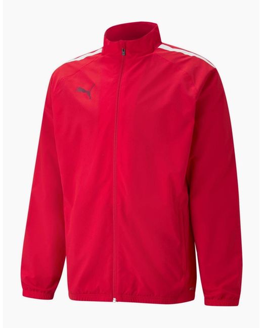 PUMA Red Teamliga Sideline Jacket Tracksuit Top for men
