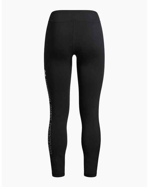 Under Armour Black Motion Logo Print Shapewear Leggings