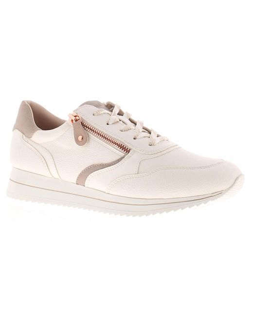 Jana White Chunky Trainers Pippa Lace Up Rose Uk Size