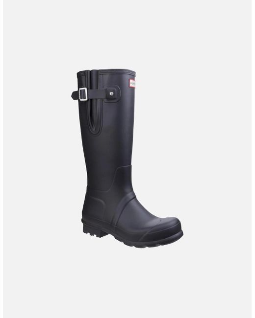 Hunter Blue Original Adjustable Side Tabs Wellington Boots for men
