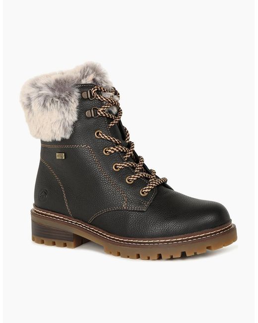 Remonte Black Carro Ankle Boots