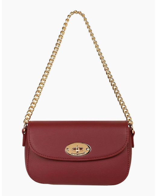 David Jones Red Coco Shoulder Bag