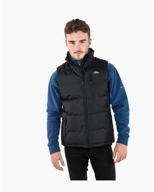 Trespass Black Clasp Padded Gilet/Bodywarmer for men