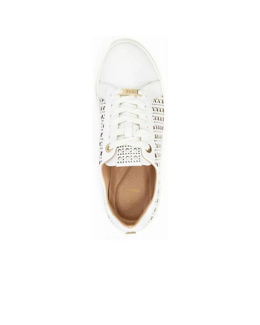 Dune White Ease Trainers