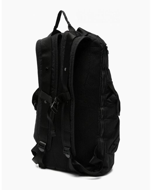 C P Company Black Branded Backpack for men