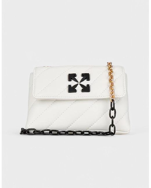 Off-White c/o Virgil Abloh White Jackhammer 17 Shoulder Bag