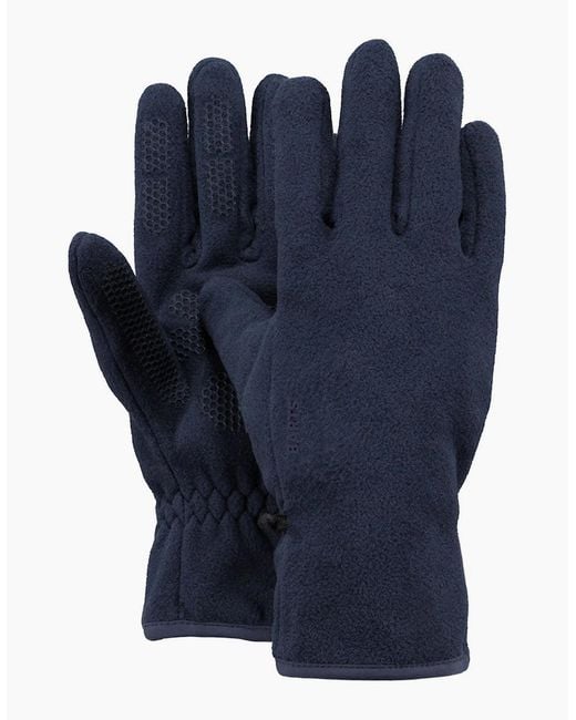 Barts Blue Fleece Palm Grip Gloves for men