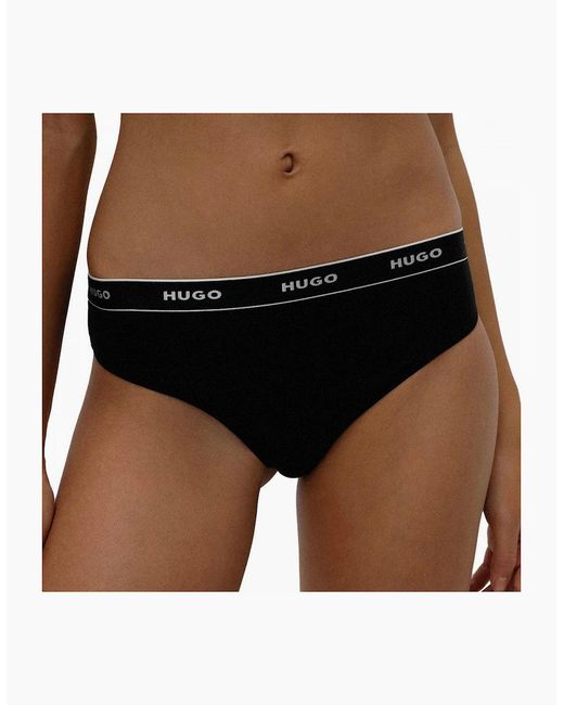 Boss Black 3-Pack Classic Logo Thongs