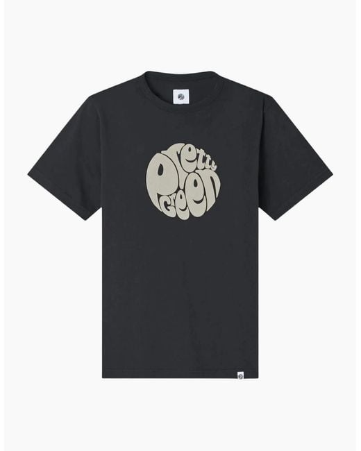 Pretty Green Black Gillespie Ss T-Shirt for men
