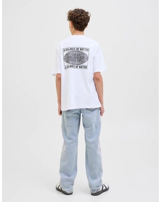 Jack & Jones Blue Chris Wide Leg Relaxed Fit Jeans