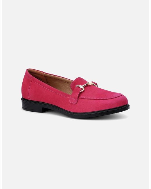 Hotter Pink Clovelly Loafers