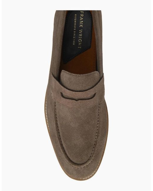 Frank Wright Brown Turnbull Loafers for men
