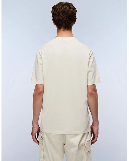 Napapijri White Small Box Logo T-Shirt for men