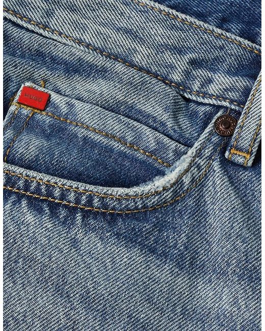 Boss Blue Five Pocket Design Slim Fit Jeans for men