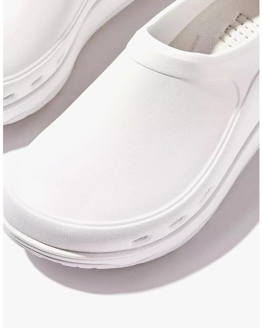 Fitflop White Work High-Performace Clogs Urban