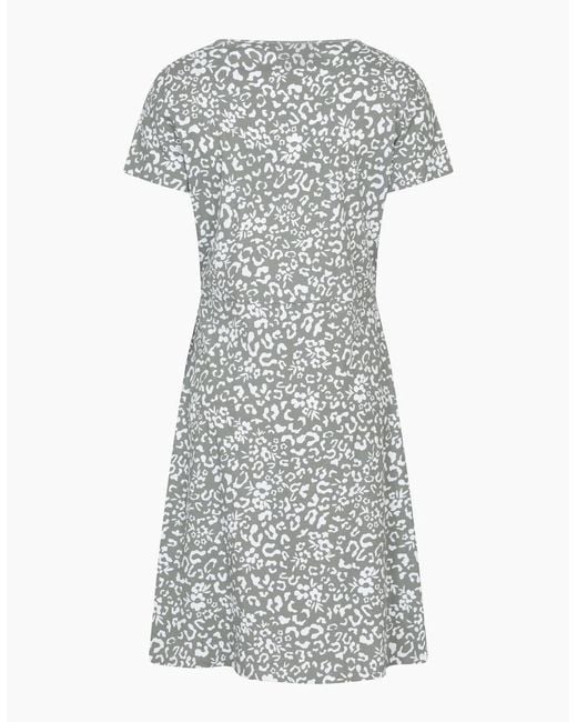 Mountain Warehouse White Ladies Flora Denim Uv Protection Midi Dress