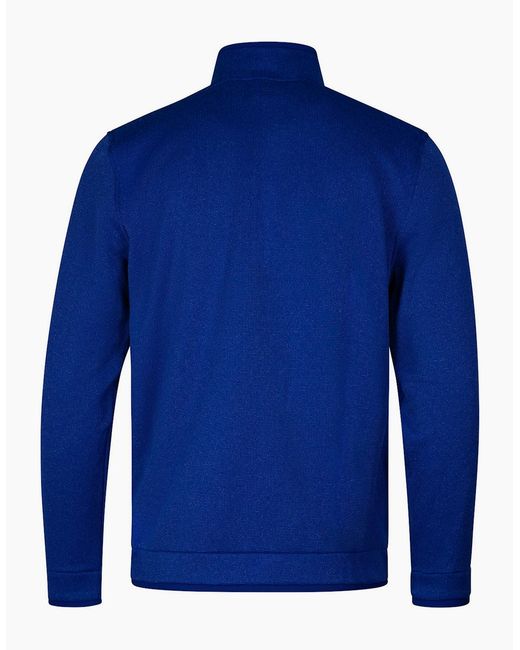 Under Armour Blue Quarter Zip Fleece Top for men