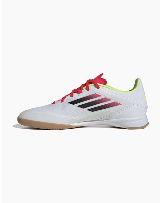 Adidas White F50 League Lace Up Low Top Sneakers for men
