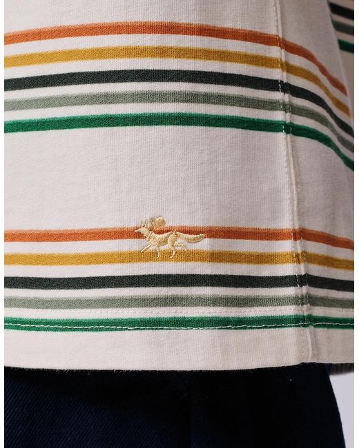 aubi White Santon Relaxed T-Shirt for men