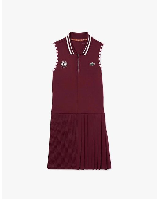 fitted lace wedding dress Lacoste Women's Stretch Slim Fit Polo Dress Red – HiPOP Fashion