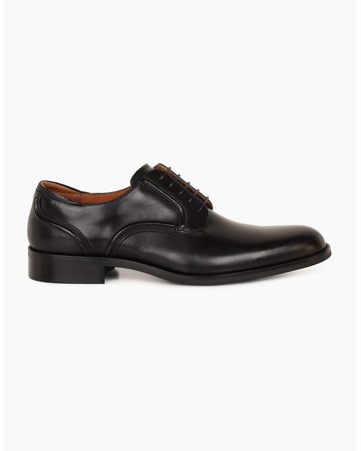 Clarks Black Craft Remi Lace Derby Shoes for men