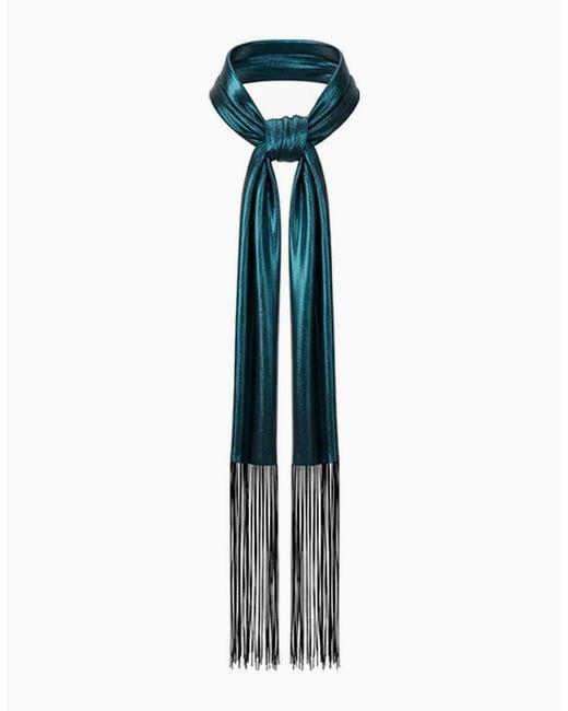 Nooki Design Blue Brandy Skinny Scarf
