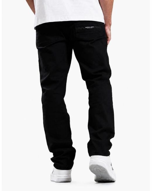 Marshall Artist Black Marshall Fit Denim Jeans Overdye for men