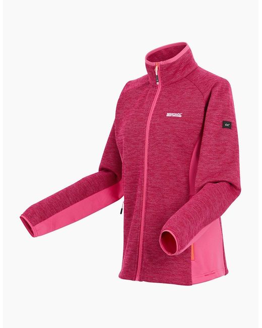 Regatta Pink Ladies Highton Iv Full Zip Fleece Jacket
