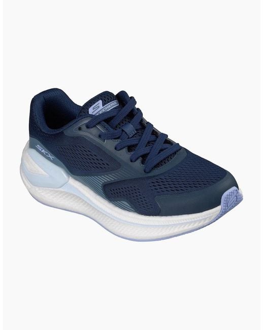 Skechers Blue Go Run Consistent Pro Corus Textile Trainers