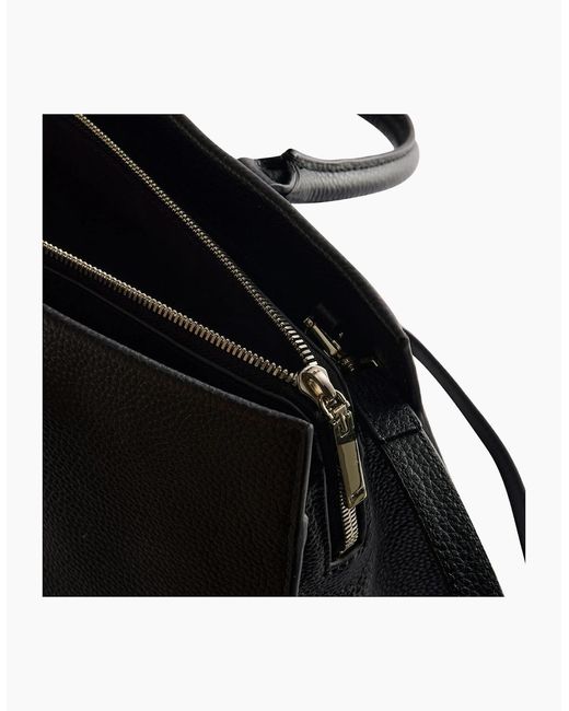 Ted Baker Black Rosane Bar Detail Medium Tote Bag