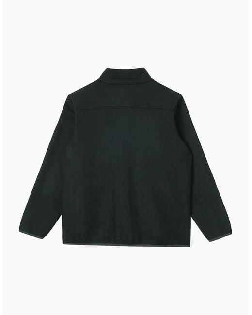 Stan Ray Black Wool Fleece Jacket for men