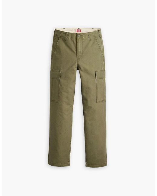 Levi's Green Levi's Cargo Strght for men