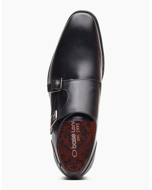 Base London Black London Cleric Monk Shoes