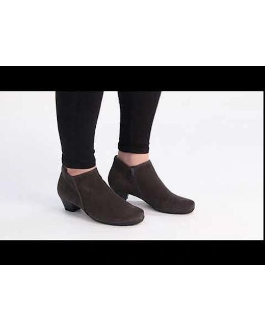 Gabor Black Trudy Ankle Boots
