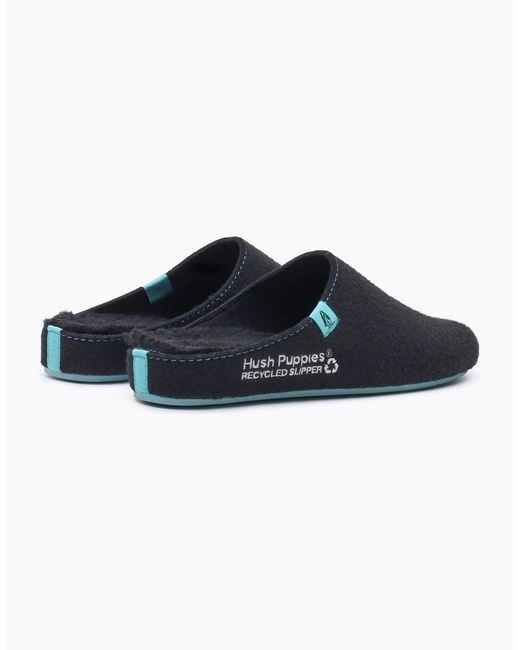 Hush Puppies Blue The Good Polyester Slippers for men