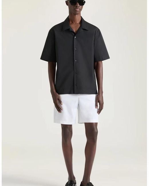 Givenchy Black Branded Bowling Shirt for men