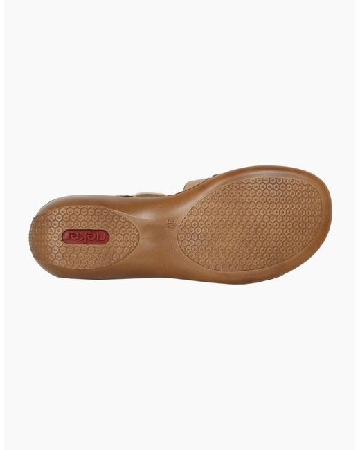 Rieker Metallic Globe Sandals