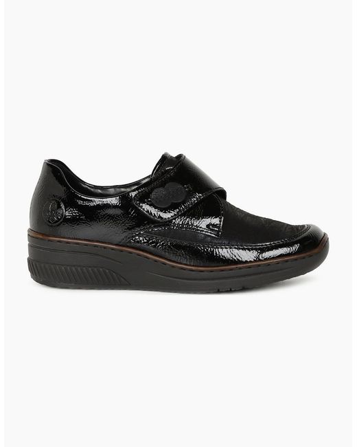 Rieker Black Leaves Shoes