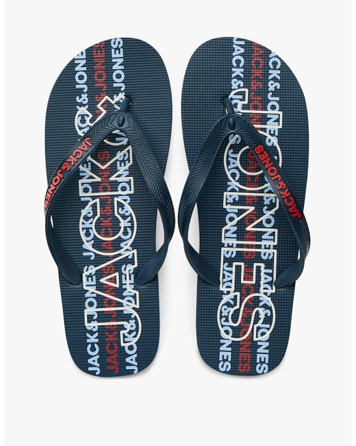 Jack & Jones Blue Logo 2.0 Flip-Flops for men