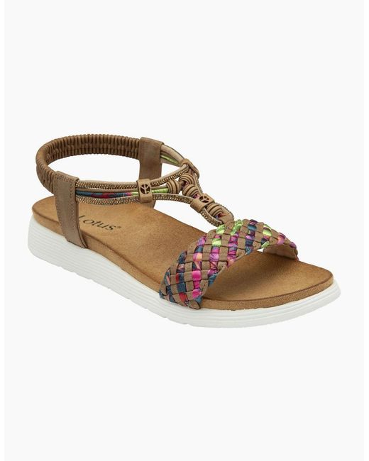 Lotus Blue Russo Sandals