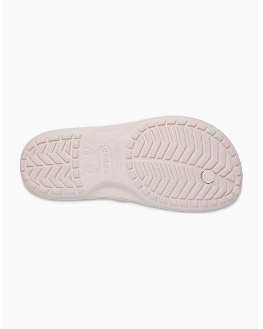 CROCSTM White Crocband Flip Thermoplastic Quartz Flip Flops