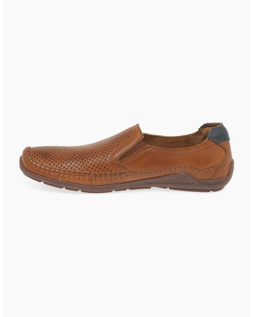 Pikolinos Brown Arquet Slip On Shoes for men