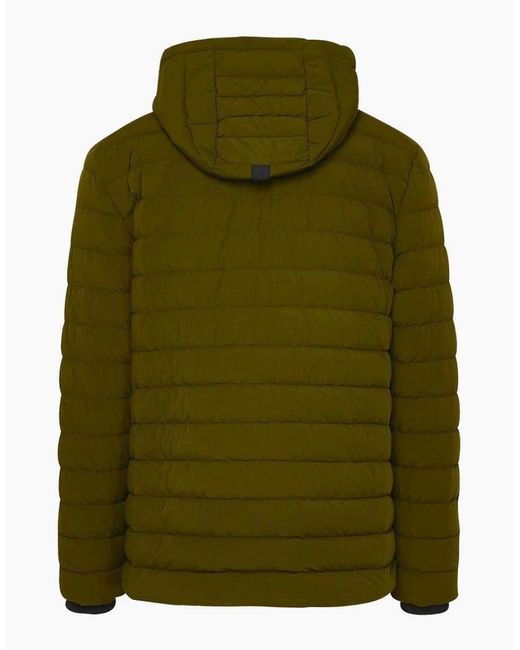Moose Knuckles Green Hooper Park Down Jacket for men