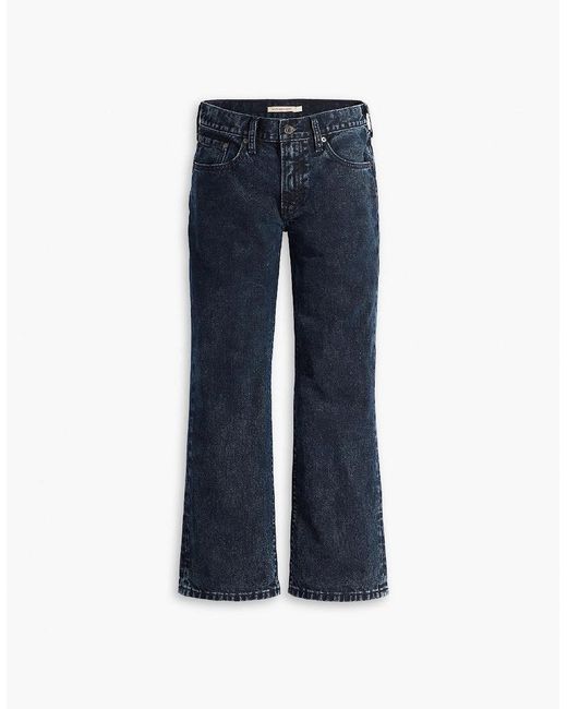Levi's Blue Levi's Mid Rise Straight Leg Jeans
