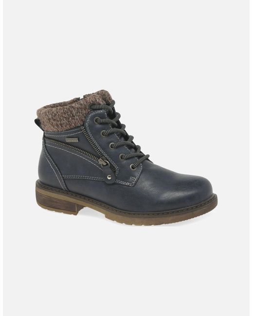 Lunar Black Benson Iii Ankle Boots