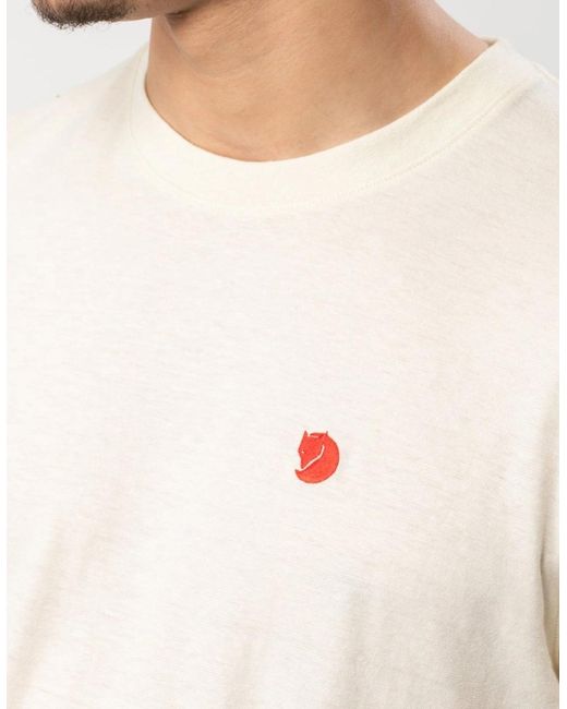 Fjallraven White Hemp Blend T-Shirt for men